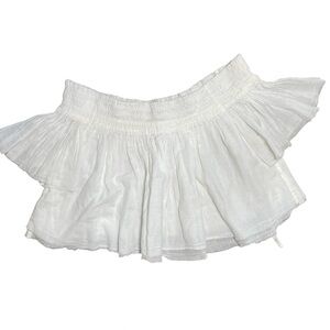 Free people white boho flowy blouse cropped top